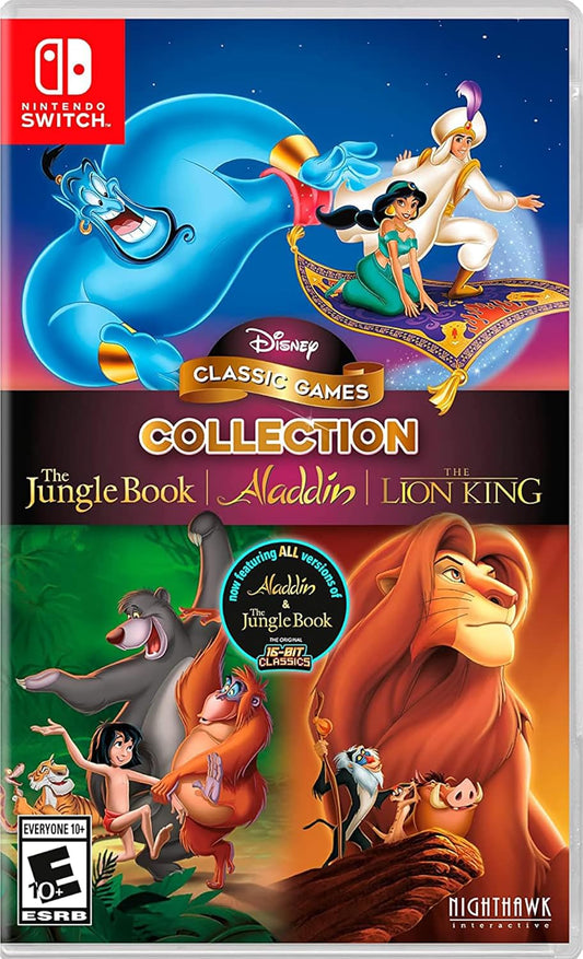 Disney Classic Games Collection: Aladdin, The Jungle Book, The Lion King - Nintendo Switch