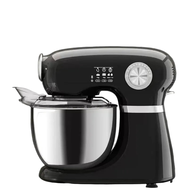 Professional Stand Mixer with 12+P Speed Settings - Black